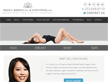 Tablet Screenshot of drlynnchung.com